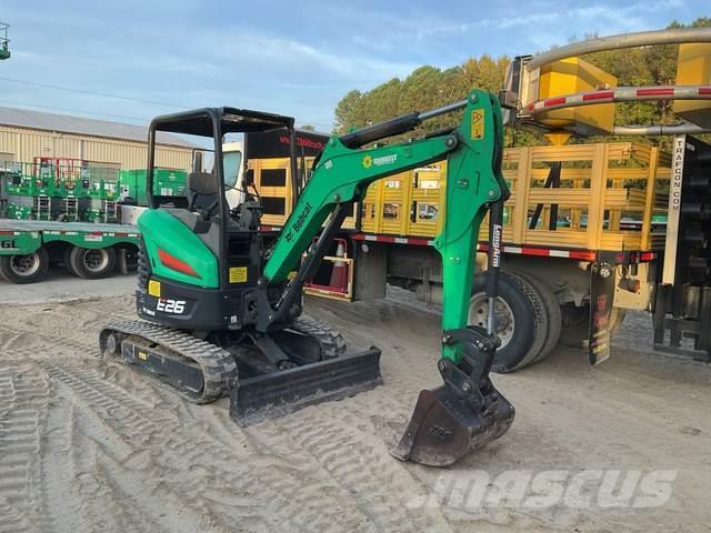 Bobcat E26 Excavadoras sobre orugas