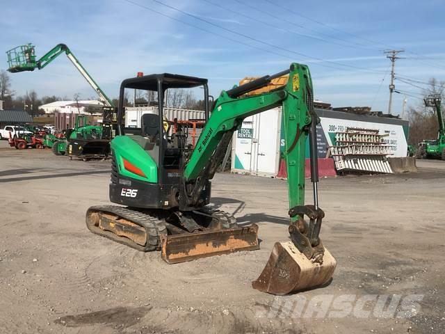 Bobcat E26 Excavadoras sobre orugas