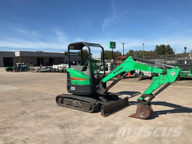 Bobcat E26 Excavadoras sobre orugas