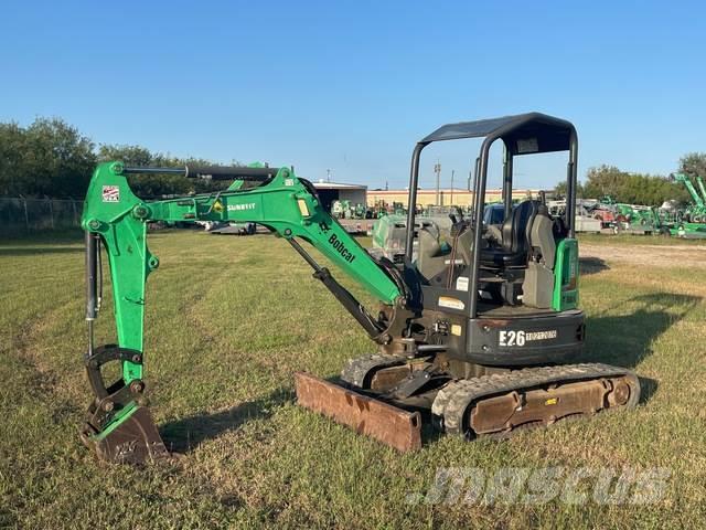 Bobcat E26 Excavadoras sobre orugas