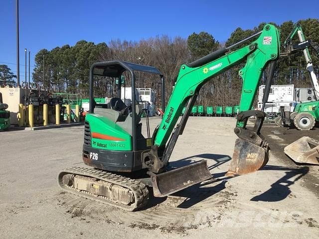 Bobcat E26 Excavadoras sobre orugas