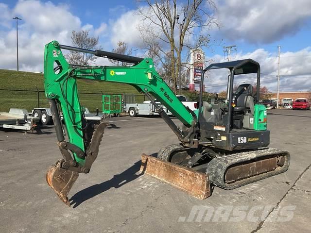 Bobcat E50 Excavadoras sobre orugas