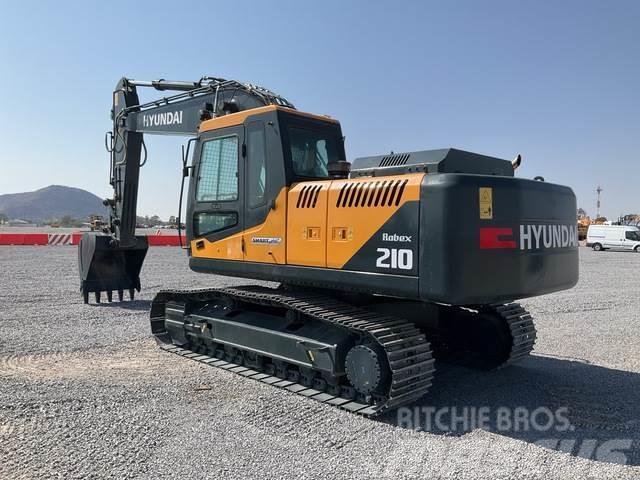 Hyundai R210 Excavadoras sobre orugas