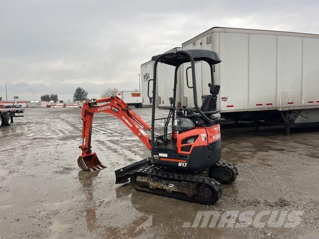 Kubota U17 Excavadoras sobre orugas