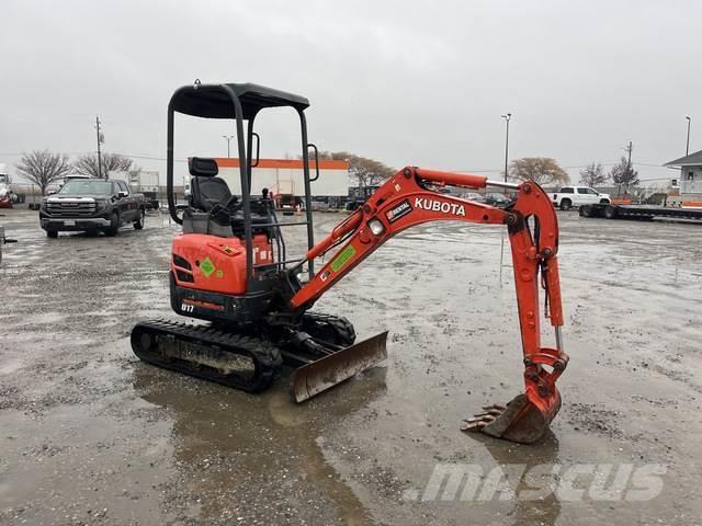 Kubota U17 Excavadoras sobre orugas