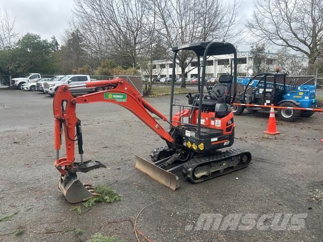 Kubota U17 Excavadoras sobre orugas