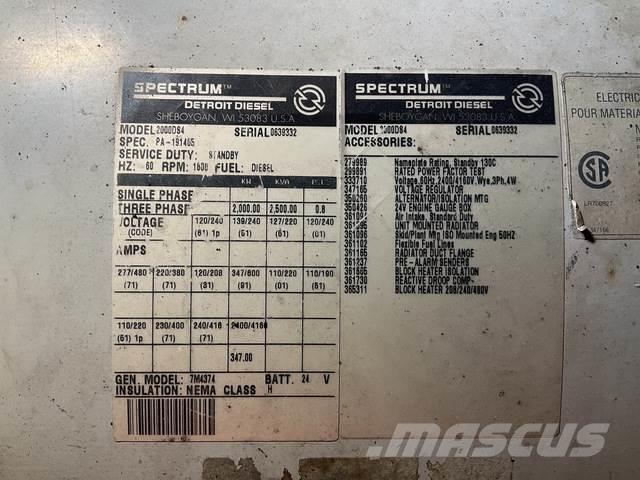  Spectrum 2000DS4 Generadores diésel