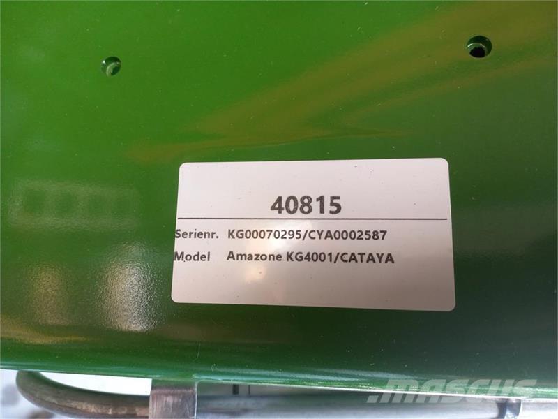 Amazone KG4001Super/Cataya4000Super M. Matrix-valse Perforadoras combinadas