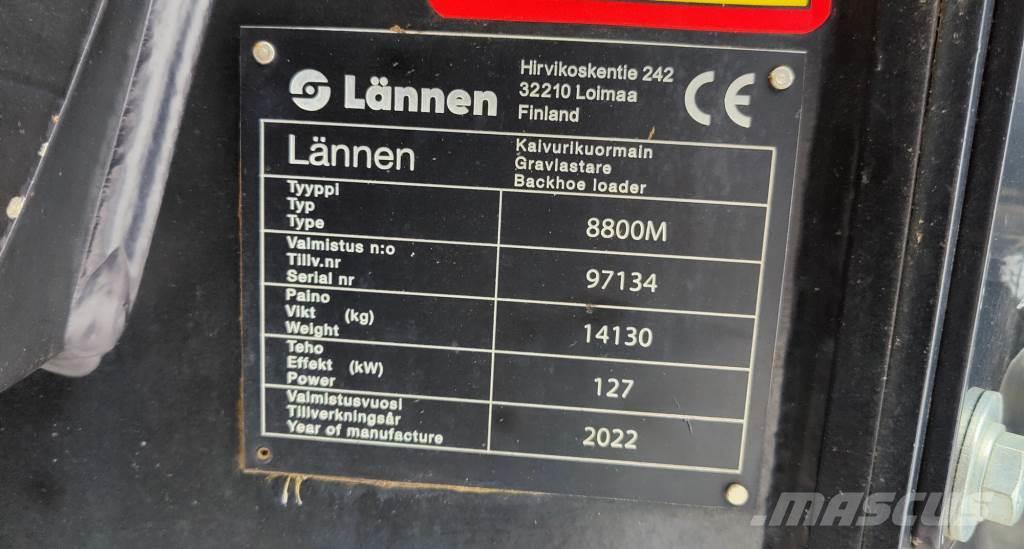 Lännen 8800M Retrocargadoras