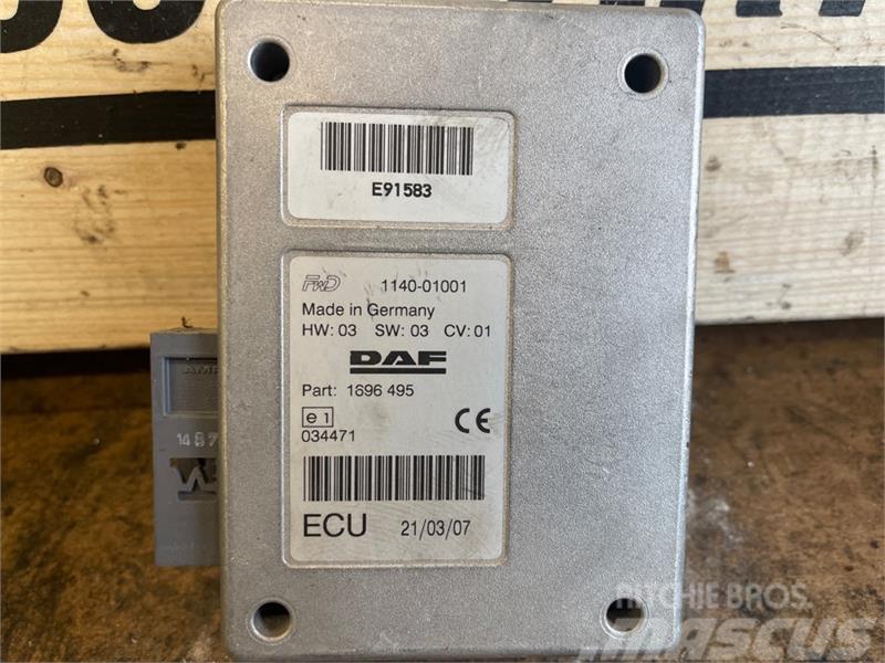 DAF  ECU 1696495 Componentes electrónicos