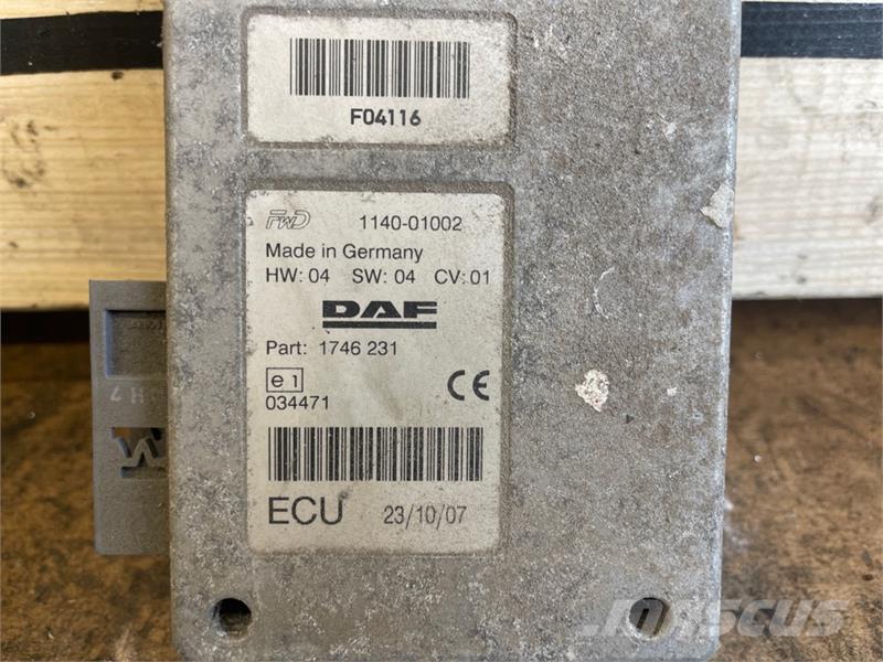 DAF  ECU 1746231 Componentes electrónicos