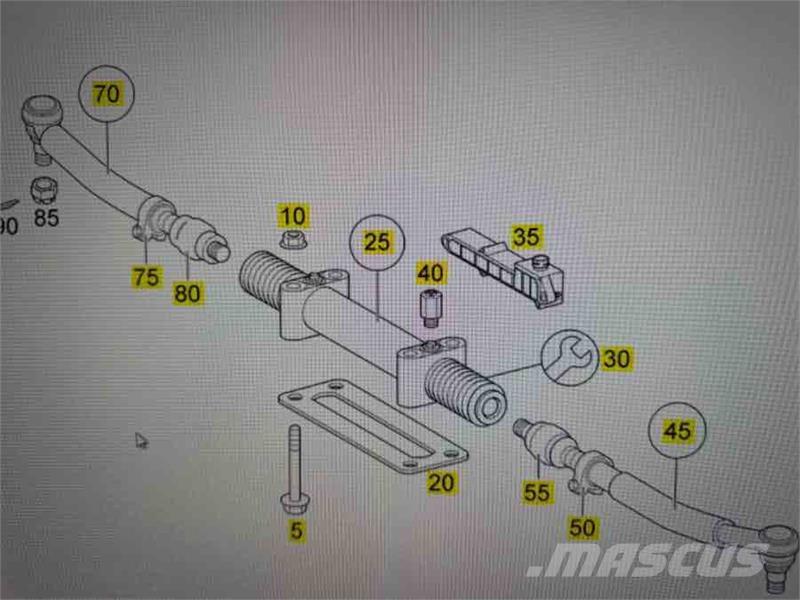 Mercedes-Benz MERCEDES BUS TOURISMO STEERING AXLE A6294600292 Otros componentes