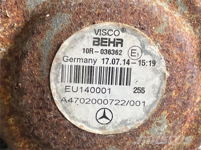 Mercedes-Benz MERCEDES VISKOS FAN A4702000722 Radiadores