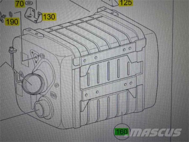 Mercedes-Benz MERCEDES BUS TOURISMO EXHAUST A0094907812 Otros componentes