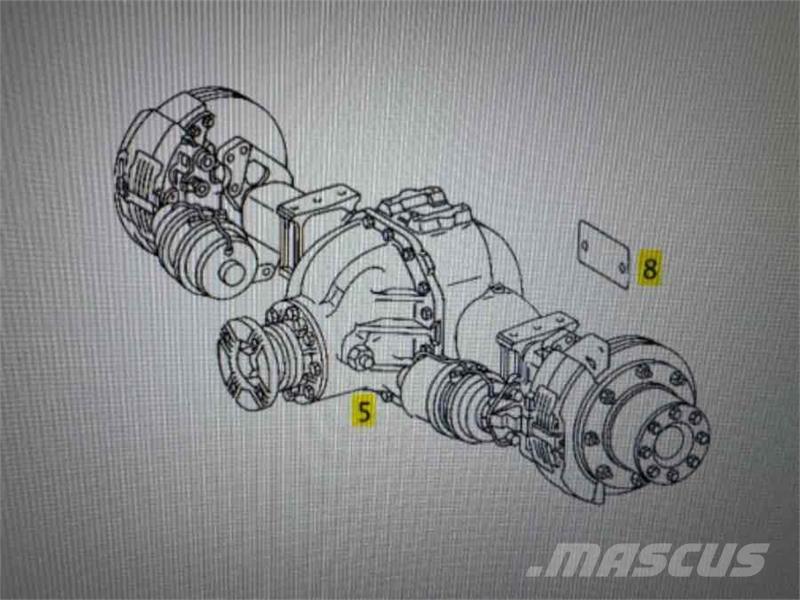 Mercedes-Benz MERCEDES BUS TOURISMO REAR AXLE HO6 // 746218 Ejes