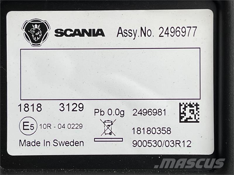 Scania  INSTRUMENT CLUSTER 2994191 Componentes electrónicos