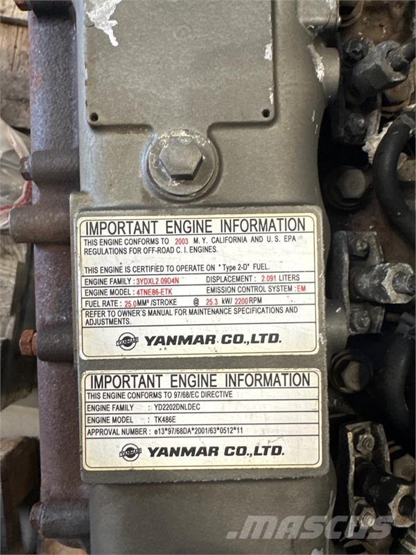 Yanmar TK486E Motores