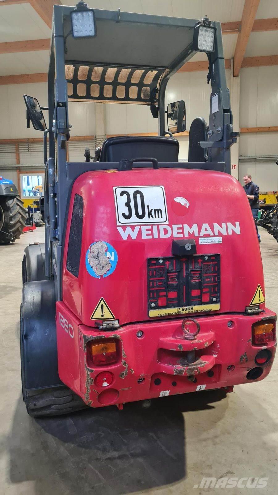 Weidemann 1280 Cargadoras y excavadoras frontales