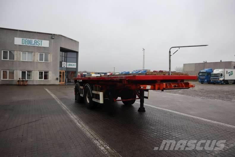 Pacton Containerchassis Semirremolques de plataformas planas/laterales abatibles