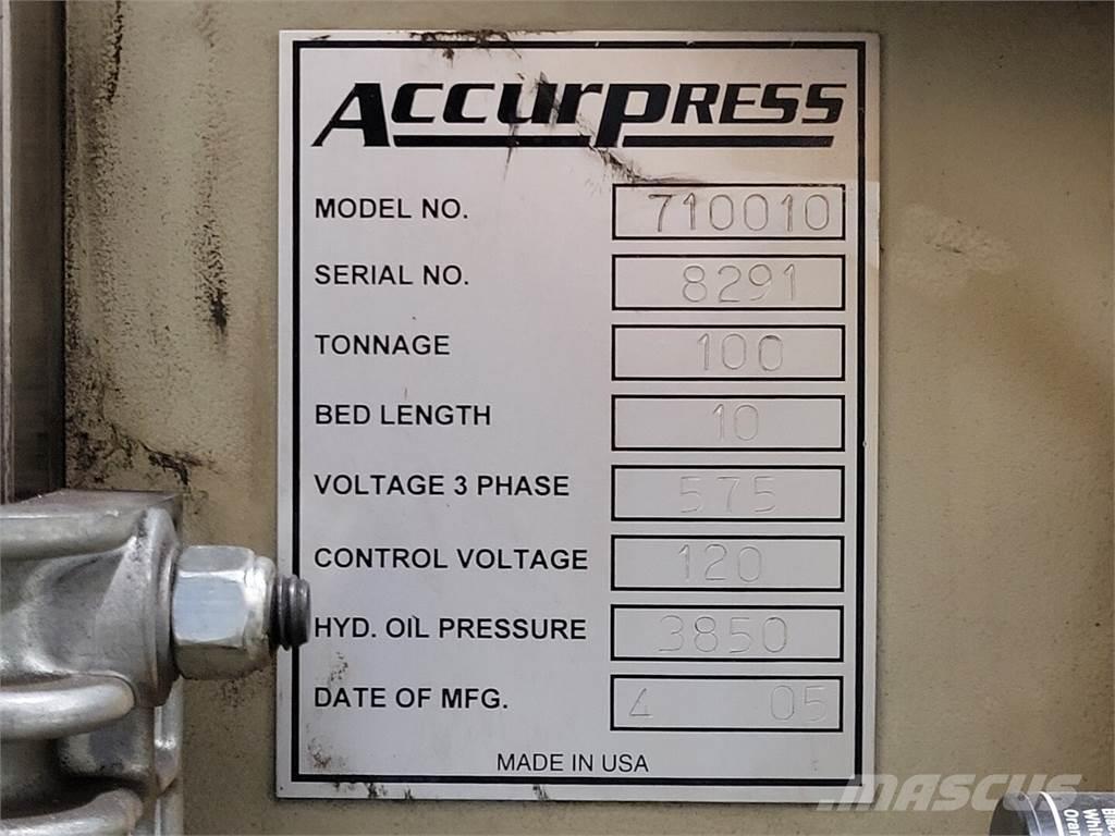  ACCURPRESS 710010 Otros