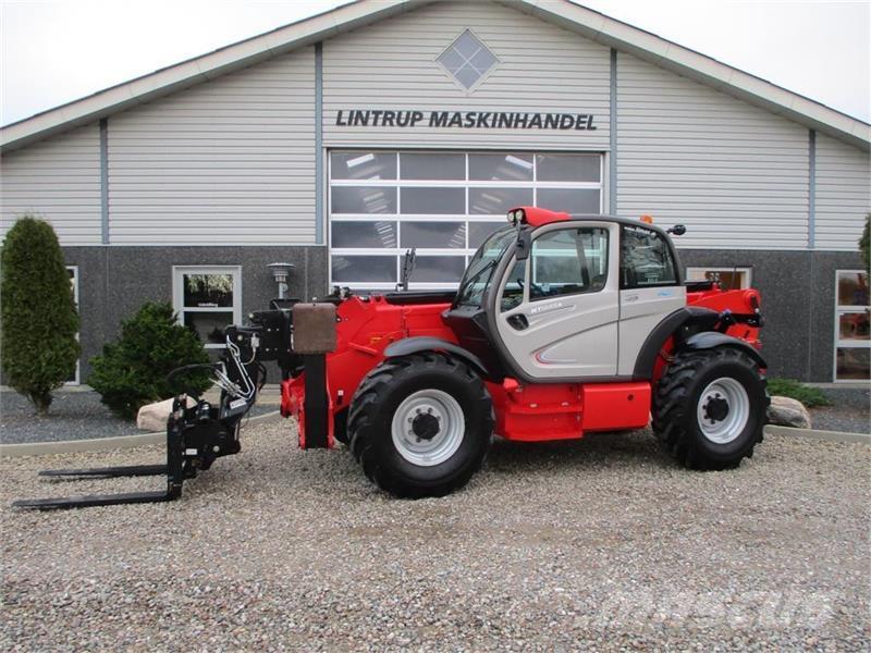 Manitou MT1840A Comfort. Dansk maskine, med hydrauliske pa Carretillas telescópicas