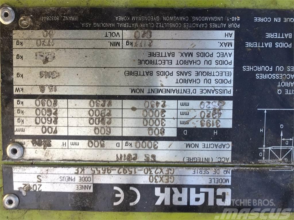Clark GEX30 Montacargas - otros
