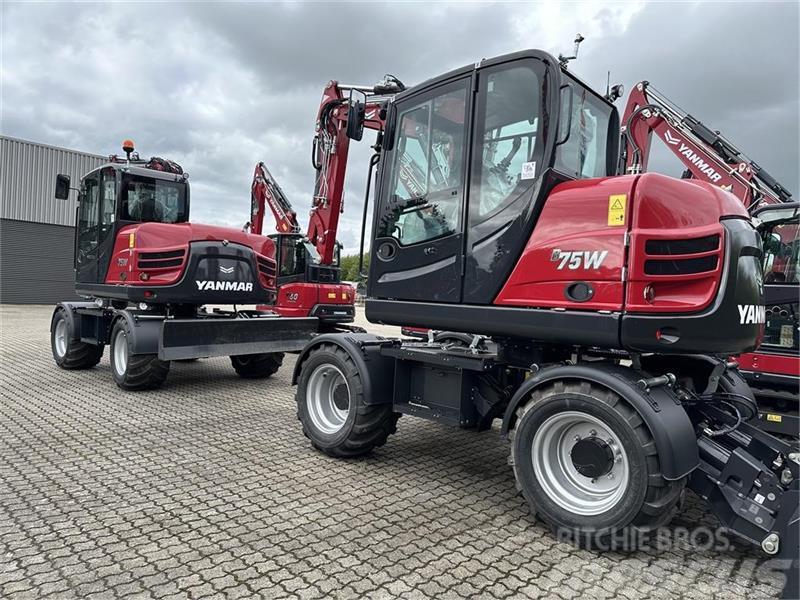 Yanmar B75W Excavadoras de ruedas