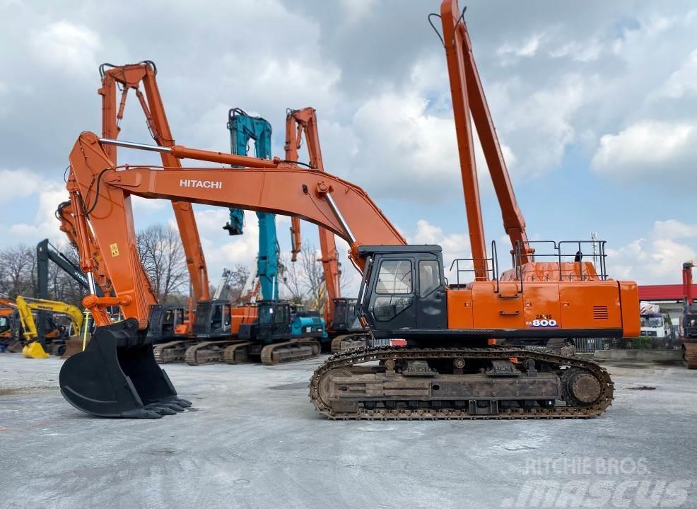 Hitachi EX800 Excavadoras sobre orugas