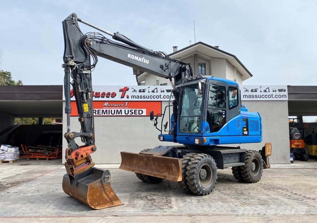 Komatsu PW140 Excavadoras de ruedas