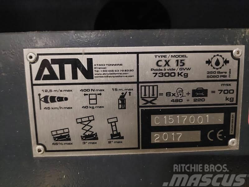 ATN CX15 Plataformas tijera