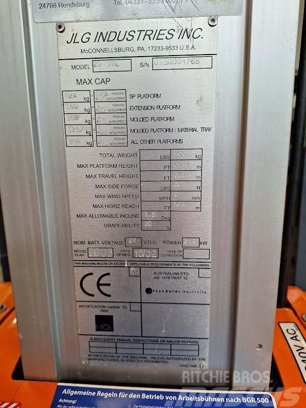 JLG 20DVL Plataformas con jaula de elevación