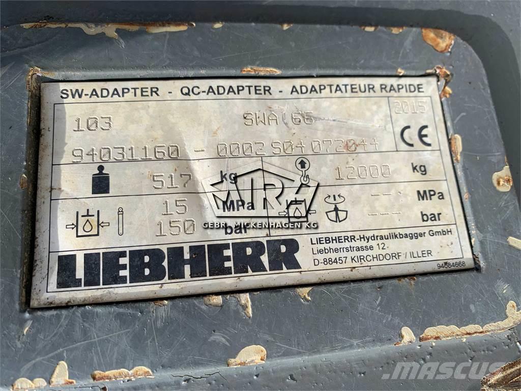 Liebherr SW66 Conectores rápidos