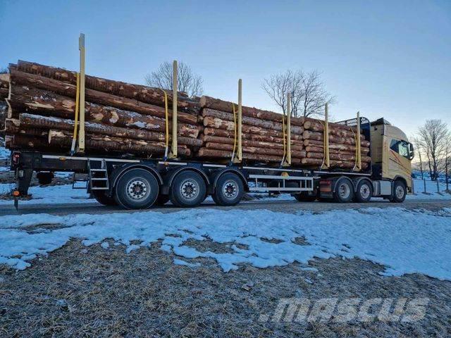  Rundholz Aufleger Semirremolque de transporte de madera