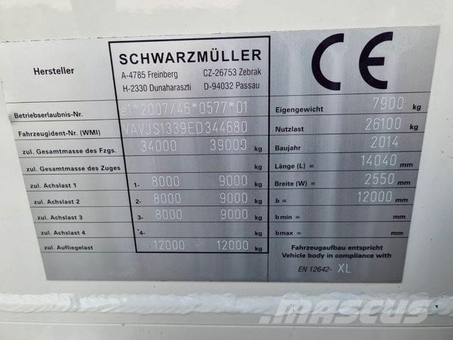 Schwarzmüller Walkingfloor 92m3 2014 year Semirremolques de carrocería de cajas