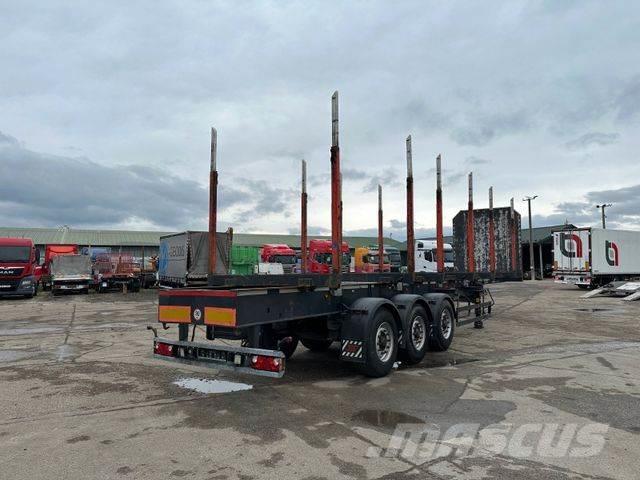 Schwarzmüller woodtransporter vin 262 Semirremolque de transporte de madera