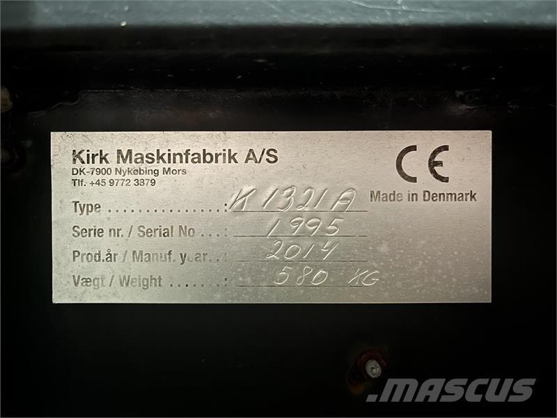 Kirk Mandskabskurv K1321A m. hydraulisk sving og alu bu Carretillas telescópicas