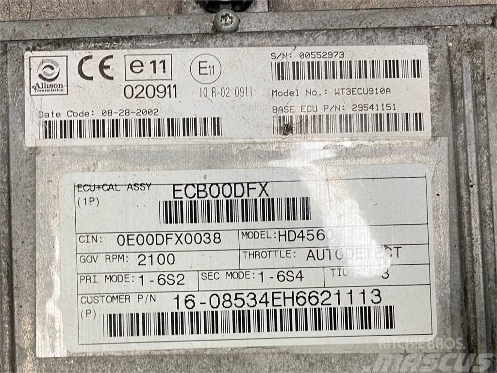 Allison HD4560 Componentes electrónicos