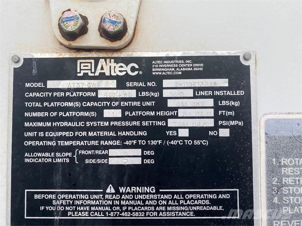 Altec AT37G Otras plataformas elevadoras