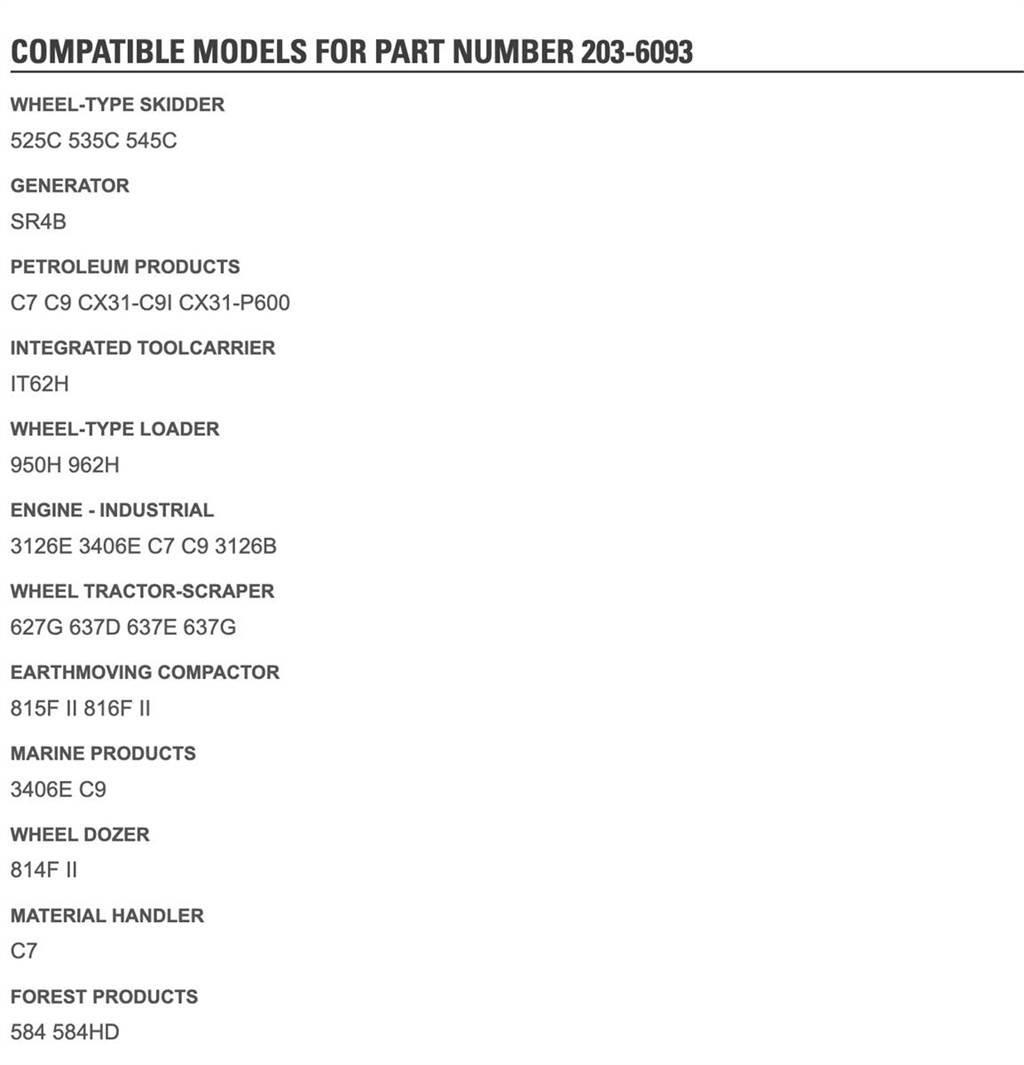 CAT C9 Componentes electrónicos