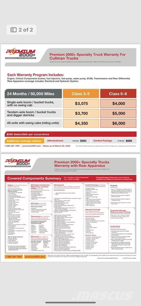 Freightliner M2 Plataformas sobre camión