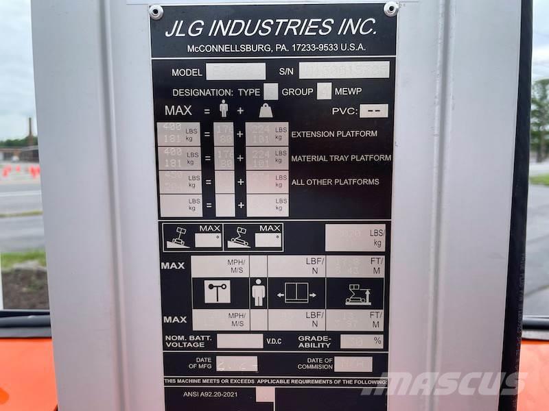 JLG E18MCL Plataformas con jaula de elevación