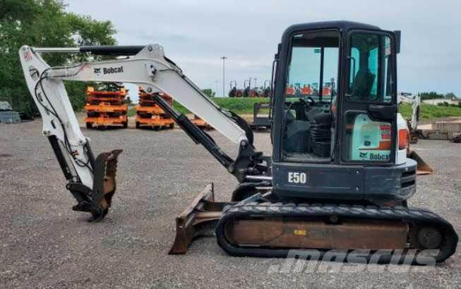 Bobcat E50 Excavadoras sobre orugas