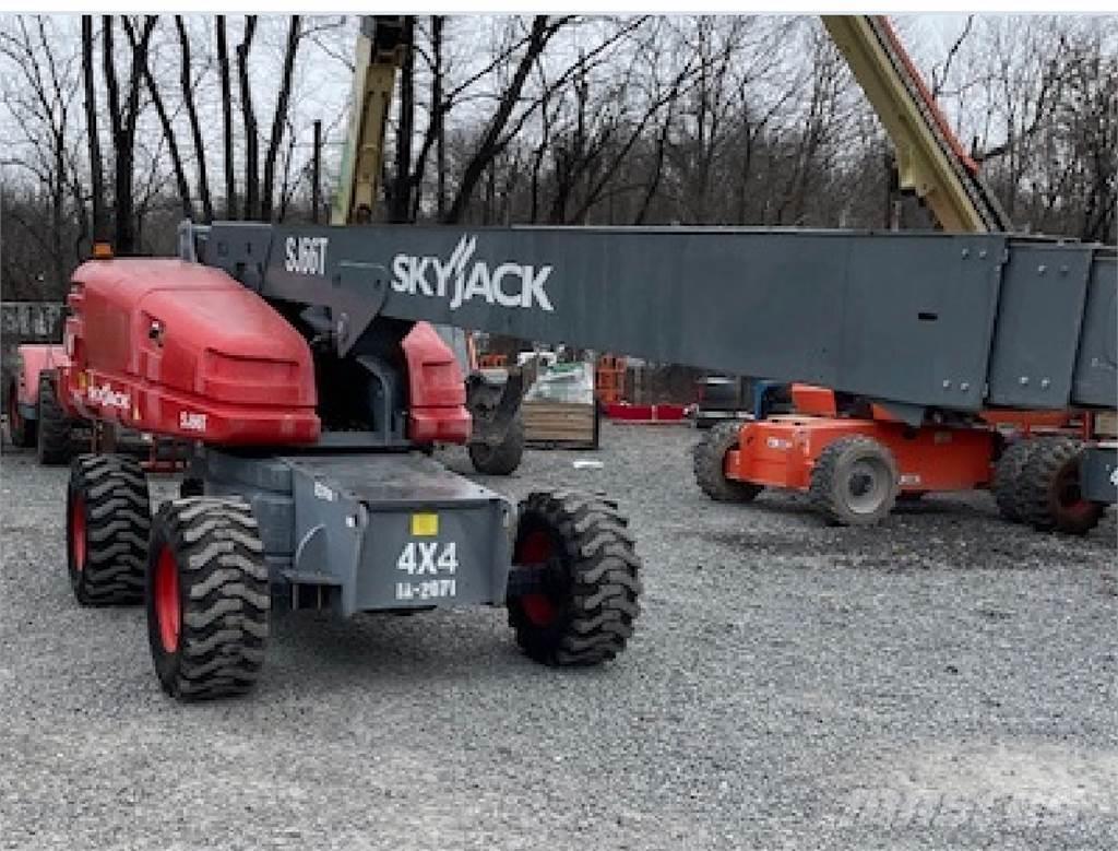 SkyJack SJ66T Plataformas con jaula de elevación