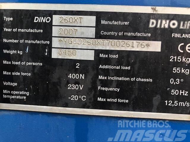 Dino 260XT Plataformas con jaula de elevación