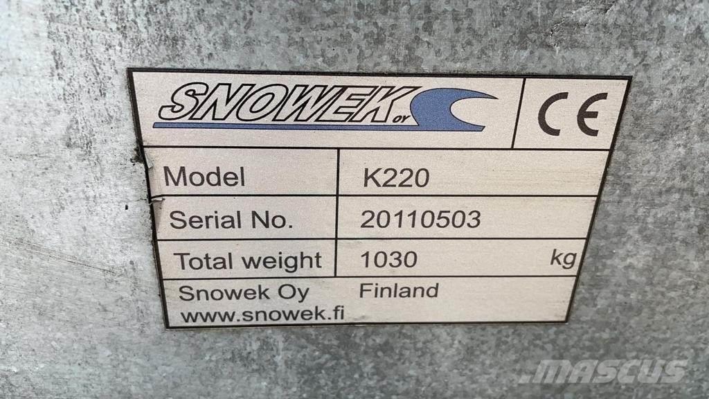 Snowek K220 Otros componentes