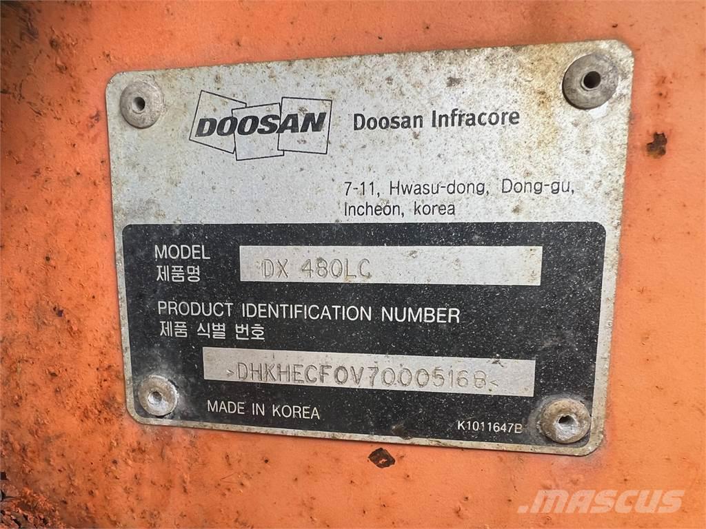 Doosan DX480LC Excavadoras sobre orugas