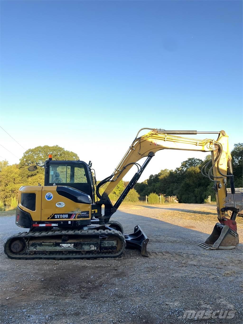 Sany SY80U Excavadoras sobre orugas