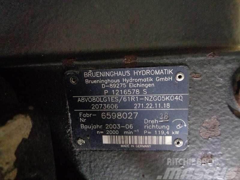 Rexroth A8VO80LG1ES Hidráulicos