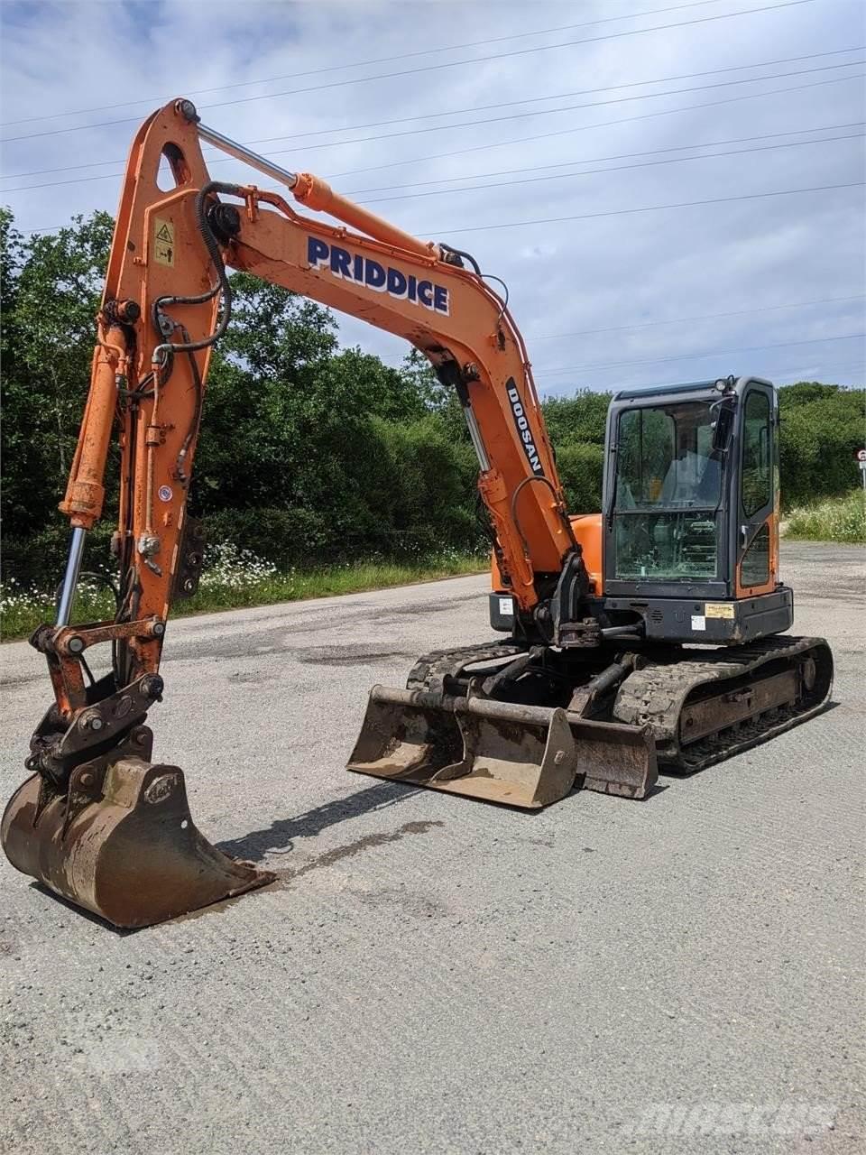 Doosan DX80R Excavadoras sobre orugas