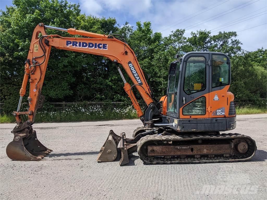 Doosan DX80R Excavadoras sobre orugas